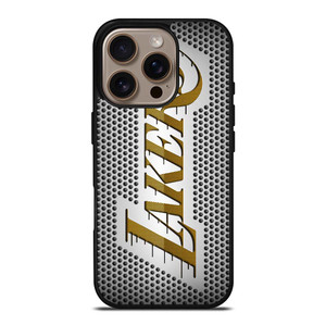 LOS ANGELES LAKERS METAL LOGO iPhone 16 Pro Case Cover