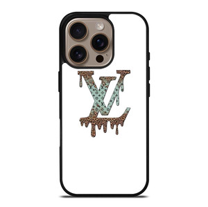 LOUIS VUITTON LV MELTING LOGO PATTERN iPhone 16 Pro Case Cover