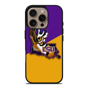 LSU TIGERS LOUISIANA STATE UNIVERSITY FOOTBALL ICON iPhone 16 Pro Case Cover