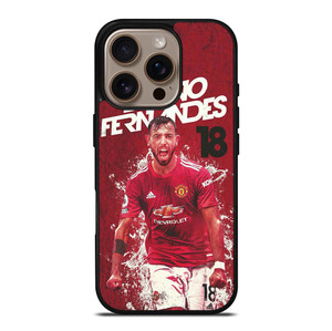 MANCHESTER UNITED BRUNO FERNANDES iPhone 16 Pro Case Cover