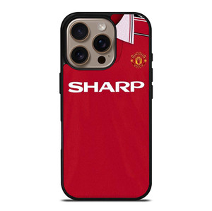 MANCHESTER UNITED FC CLASSIC JERSEY SHARP iPhone 16 Pro Case Cover