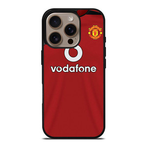 MANCHESTER UNITED FC CLASSIC JERSEY VODAFONE iPhone 16 Pro Case Cover