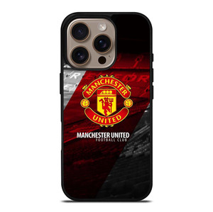 MANCHESTER UNITED FC LOGO iPhone 16 Pro Case Cover