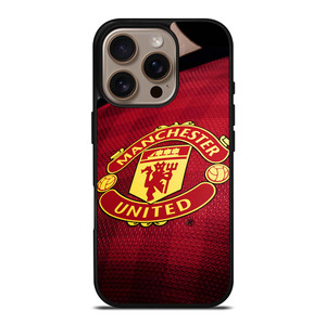 MANCHESTER UNITED LOGO JERSEY iPhone 16 Pro Case Cover