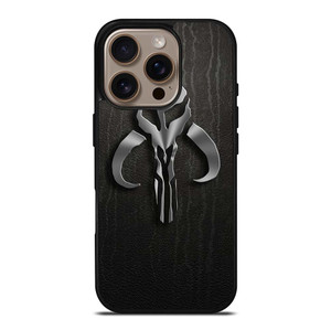MANDALORIAN LEATHER LOGO iPhone 16 Pro Case Cover