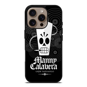 MANNY CALAVERA GRIM FANDANGO iPhone 16 Pro Case Cover