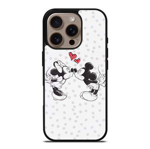 MICKEY AND MINIE MOUSE KISSING Disney iPhone 16 Pro Case Cover