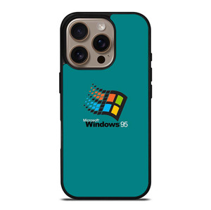 MICROSOFT WINDOWS 95 RETRO LOGO iPhone 16 Pro Case Cover