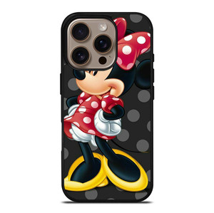 MINNIE MOUSE CUTE POLKADOT iPhone 16 Pro Case Cover