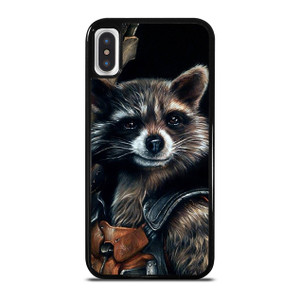 ROCKET RACCOON SMUDGE ART iPhone X / XS Case Cover ROCKET RACCOON SMUDGE ART iPhone X / XS Case Cover