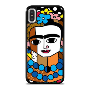 ROMERO BRITTO FRIDA KAHLO iPhone X / XS Case Cover ROMERO BRITTO FRIDA KAHLO iPhone X / XS Case Cover