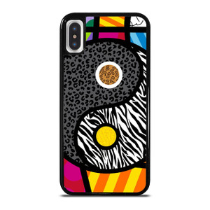 ROMERO BRITTO YIN YANG iPhone X / XS Case Cover ROMERO BRITTO YIN YANG iPhone X / XS Case Cover