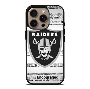 OAKLAND RAIDERS NFL iPhone 16 Pro Case Cover