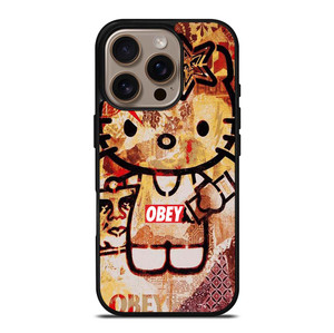 OBEY HELLO KITTY iPhone 16 Pro Case Cover