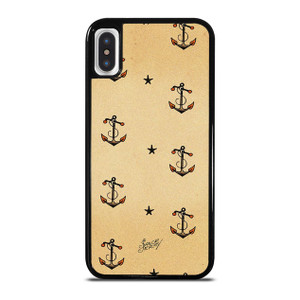SAILOR JERRY ANCHOR PATTERN iPhone X / XS Case Cover SAILOR JERRY ANCHOR PATTERN iPhone X / XS Case Cover
