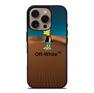 OFF WHITE BART SIMPSONS iPhone 16 Pro Case Cover