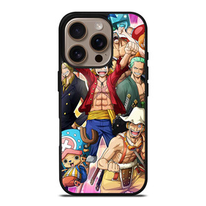 ONE PIECE CHARACTER STRAW HATS iPhone 16 Pro Case Cover