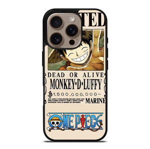 ONE PIECE LUFFY WANTED iPhone 16 Pro Case Cover