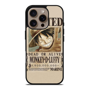 ONE PIECE MONKEY D LUFFY WANTED iPhone 16 Pro Case Cover
