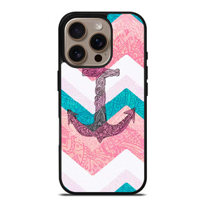 PAISLEY TRIBAL NAUTICAL ANCHOR iPhone 16 Pro Case Cover