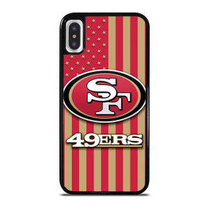 SAN FRANCISCO 49ERS AMERICAN FLAG iPhone X / XS Case Cover SAN FRANCISCO 49ERS AMERICAN FLAG iPhone X / XS Case Cover