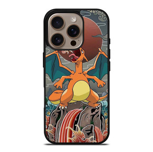 POKEMON POCKET MONSTERS CHARIZAR ART iPhone 16 Pro Case Cover