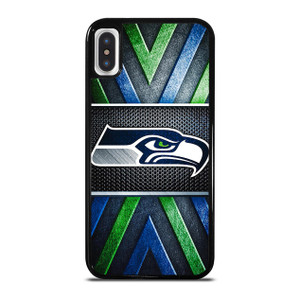 SEATTLE SEAHAWKS METAL LOGO iPhone X / XS Case Cover