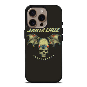 SANTA CRUZ SKATEBOARDS SKULL iPhone 16 Pro Case Cover