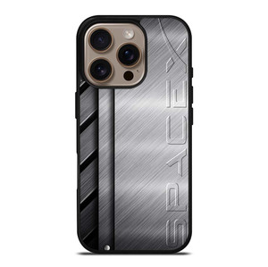SPACE X LOGO METAL PLATE iPhone 16 Pro Case Cover