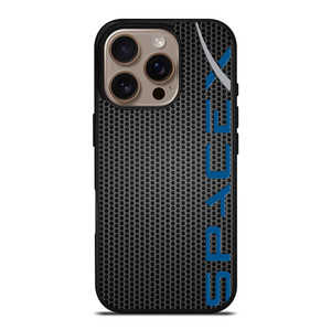 SPACE X LOGO METAL iPhone 16 Pro Case Cover