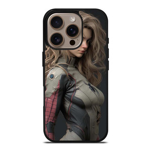 SPIDER GIRL MARVEL COMICS CARTOON SEXY iPhone 16 Pro Case Cover