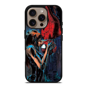 SPIDERMAN MARY JANE KISSING iPhone 16 Pro Case Cover