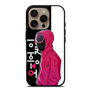SQUID GAME GUARD CARTOON iPhone 16 Pro Case Cover