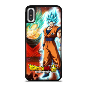 SON GOKU SUPER SAIYAN BLUE DRAGON BALL iPhone X / XS Case Cover SON GOKU SUPER SAIYAN BLUE DRAGON BALL iPhone X / XS Case Cover