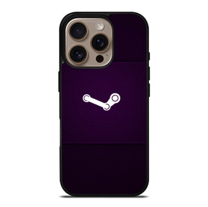STEAM GAME PURPLE ICON iPhone 16 Pro Case Cover