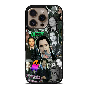 WEDNESDAY ADDAMS COLLAGE iPhone 16 Pro Case Cover