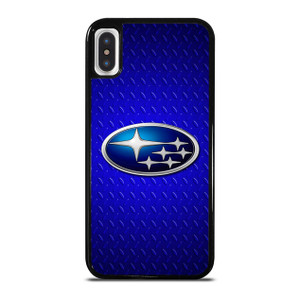 SUBARU BLUE METAL LOGO iPhone X / XS Case Cover SUBARU BLUE METAL LOGO iPhone X / XS Case Cover