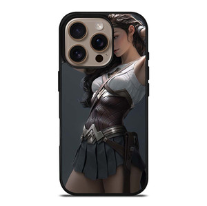 WONDER WOMAN BEAUTIFUL SUPERHERO DC COMIC iPhone 16 Pro Case Cover