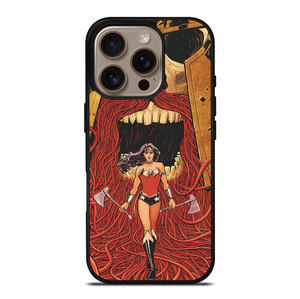 WONDER WOMAN CARTOON iPhone 16 Pro Case Cover