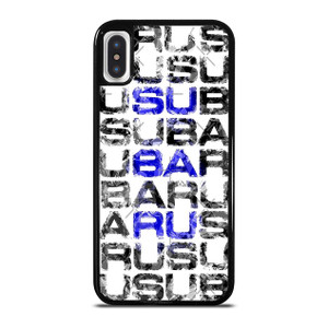SUBARU CROSSWORD PUZZLE iPhone X / XS Case Cover