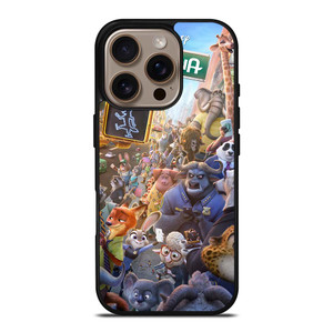 ZOOTOPIA CHARACTERS Disney iPhone 16 Pro Case Cover