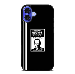 ADIDAS APPLE STEVE JOBS iPhone 16 Plus Case Cover