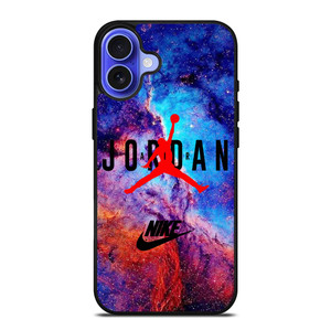 AIR JORDAN NIKE LOGO NEBULA iPhone 16 Plus Case Cover