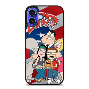 AMERICAN DAD CARTOON SERIES iPhone 16 Plus Case Cover