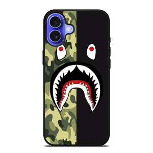 BAPE CAMO SHARK iPhone 16 Plus Case Cover