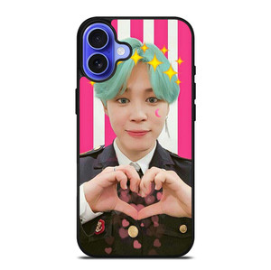 BTS CUTE HEART BANGTAN BOYS iPhone 16 Plus Case Cover