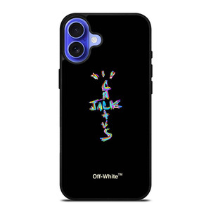 CACTUS JACK TRAVIS SCOTT X OFF WHITE 2 iPhone 16 Plus Case Cover
