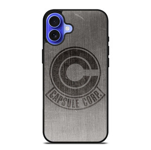 CAPSULE CORP METAL LOGO DRAGON BALL Z iPhone 16 Plus Case Cover