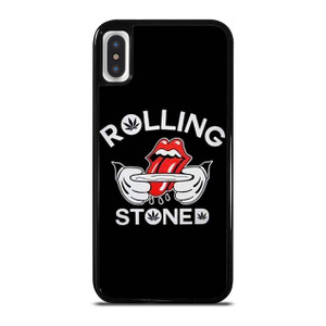 THE ROLLING STONES WEED LOGO iPhone X / XS Case Cover THE ROLLING STONES WEED LOGO iPhone X / XS Case Cover