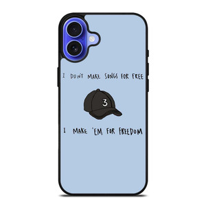CHANCE 3 ACIDRAP QUOTE iPhone 16 Plus Case Cover